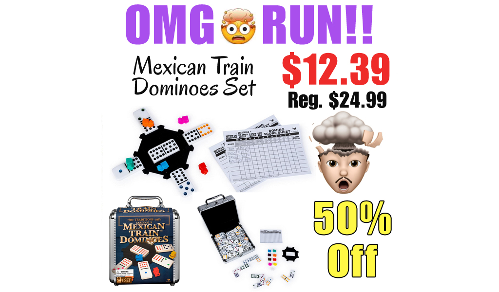 Mexican Train Dominoes Set Only $12.39 on Amazon (Reg. $24.99)