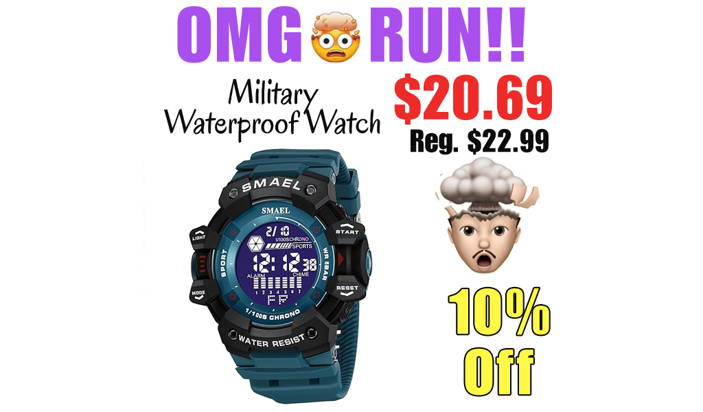 Military Waterproof Watch Only $20.69 Shipped on Amazon (Regularly $22.99)