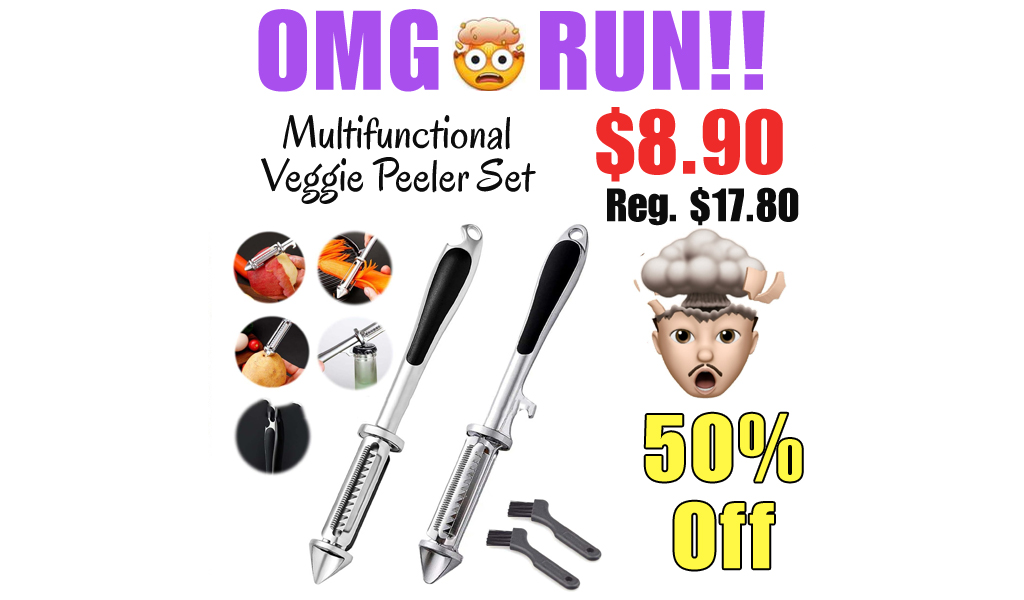 Multifunctional Veggie Peeler Set Only $34.95 Shipped on Amazon (Regularly $17.80)