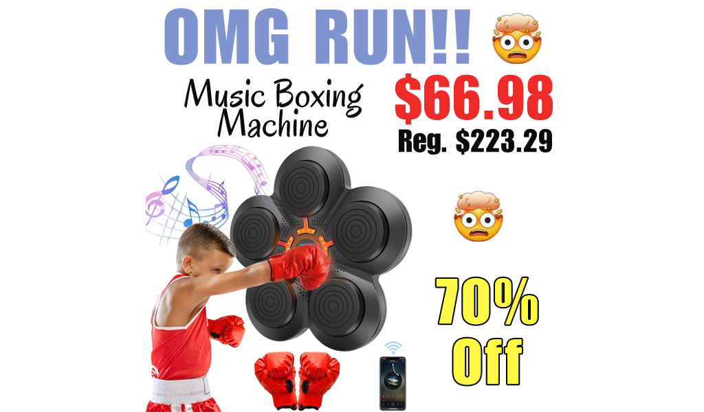 Music Boxing Machine Only $66.98 Shipped on Amazon (Regularly $223.29)