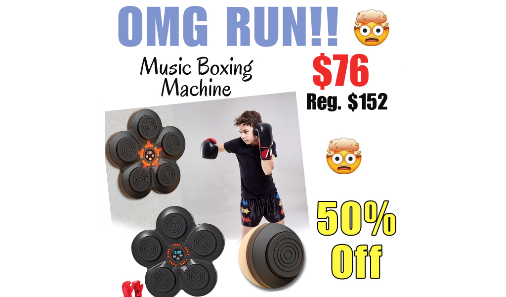 Music Boxing Machine Only $76 Shipped on Amazon (Regularly $152)