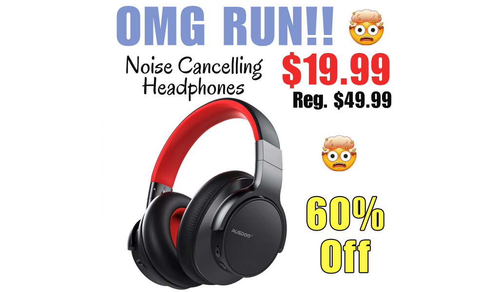 Noise Cancelling Headphones Only $19.99 Shipped on Amazon (Regularly $49.99)