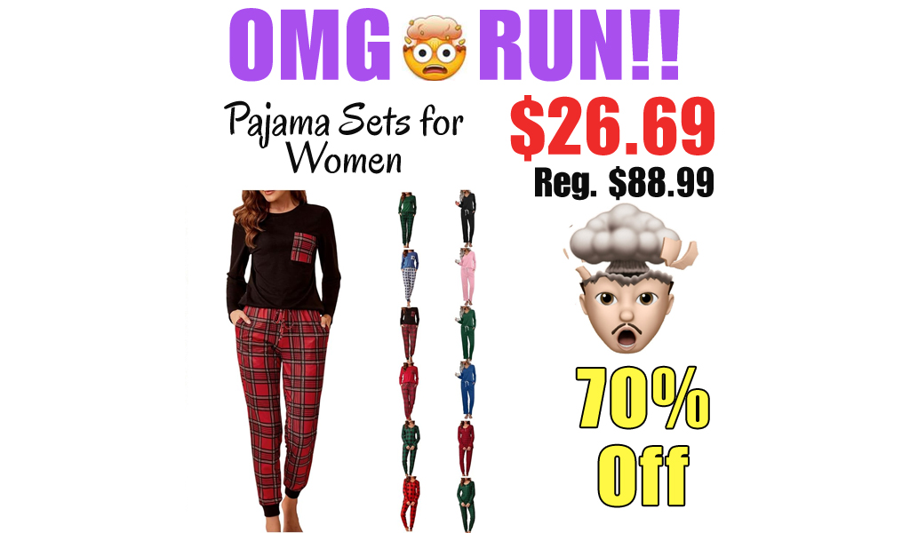 Pajama Sets for Women Only $26.69 Shipped on Amazon (Regularly $88.99)