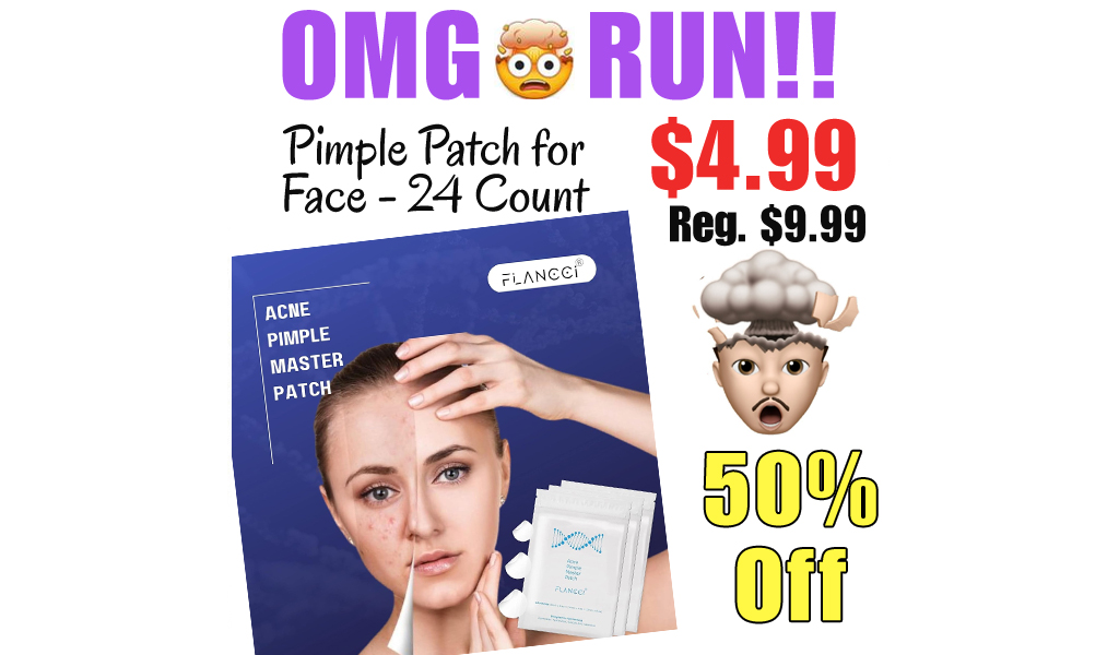 Pimple Patch for Face - 24 Count Only $4.99 Shipped on Amazon (Regularly $9.99)