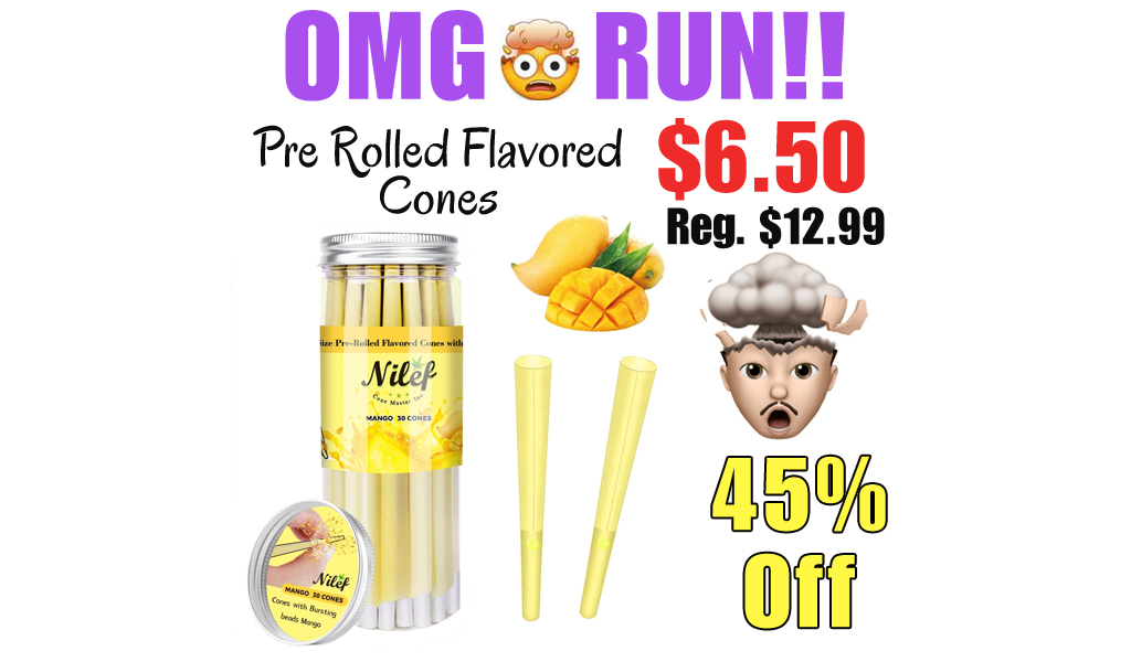 Pre Rolled Flavored Cones Only $6.50 Shipped on Amazon (Regularly $12.99)