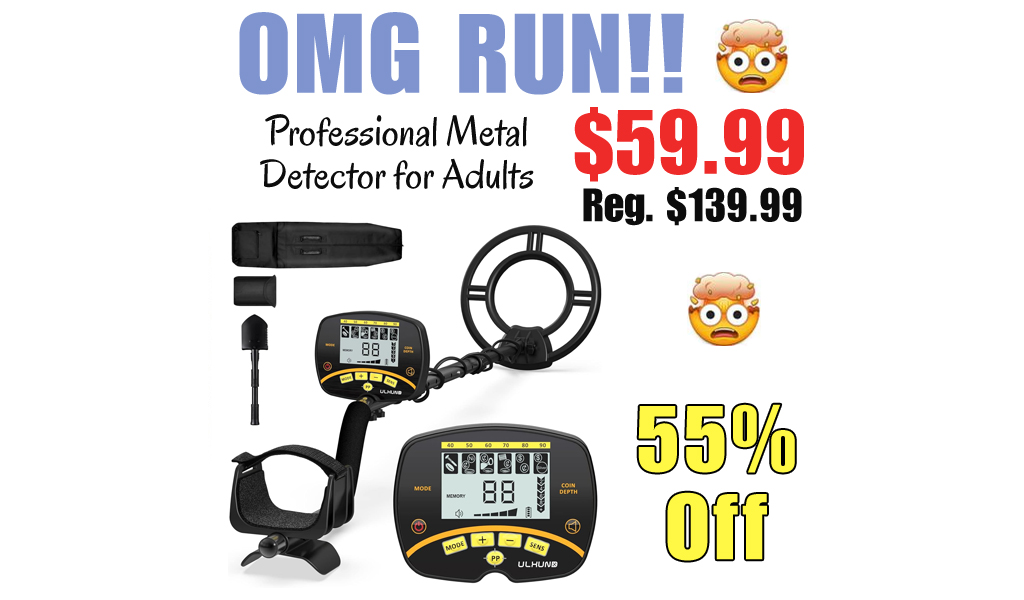 Professional Metal Detector for Adults Only $59.99 Shipped on Amazon (Regularly $139.99)