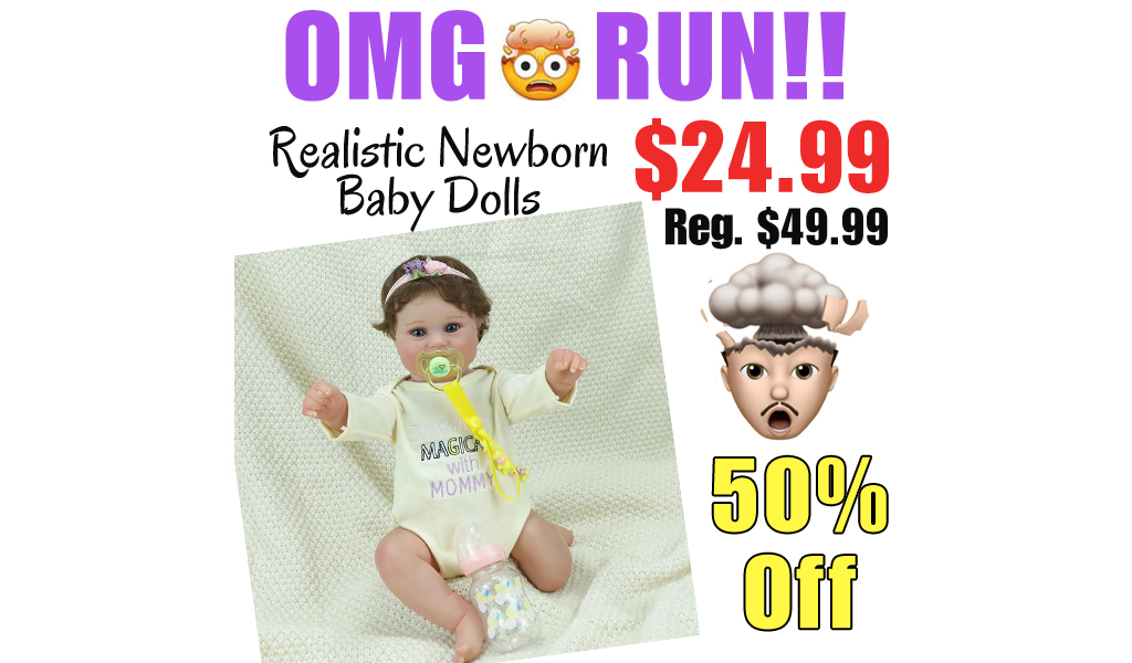 Realistic Newborn Baby Dolls Only $24.99 Shipped on Amazon (Regularly $49.99)