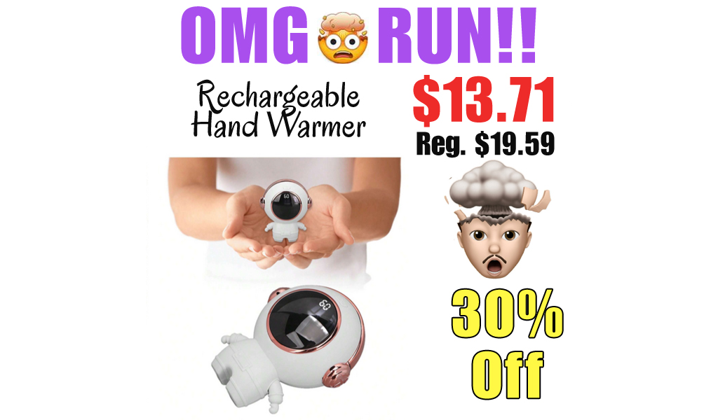Rechargeable Hand Warmer Only $13.71 (Regularly $19.59)