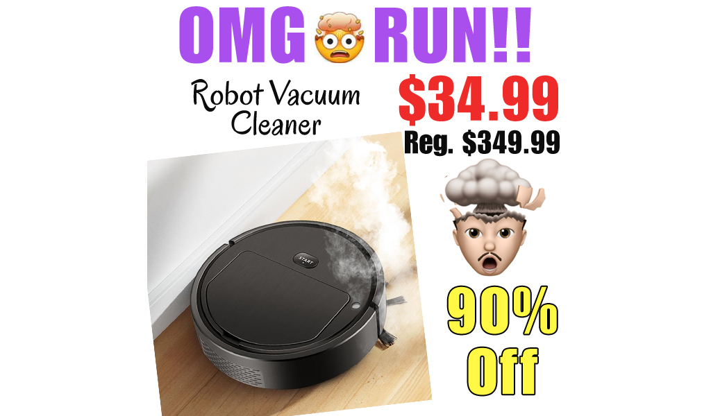 Robot Vacuum Cleaner Only $34.99 Shipped on Amazon (Regularly $349.99)