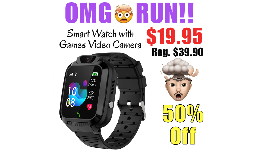 Smart Watch with Games Video Camera Only $19.95 Shipped on Amazon (Regularly $39.90)