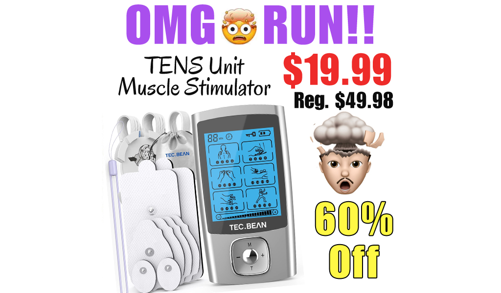 TENS Unit Muscle Stimulator Only $19.99 Shipped on Amazon (Regularly $49.98)
