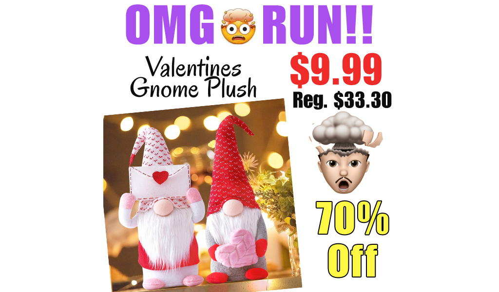 Valentines Gnome Plush Only $9.99 Shipped on Amazon (Regularly $33.30)