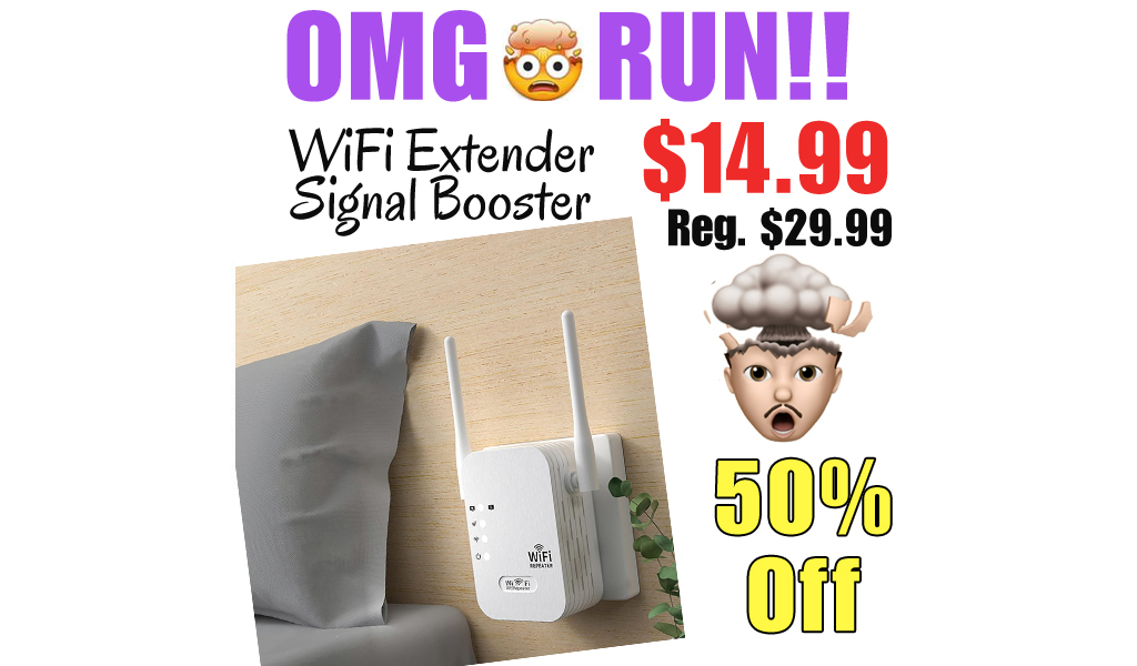 WiFi Extender Signal Booster Only $14.99 Shipped on Amazon (Regularly $29.99)