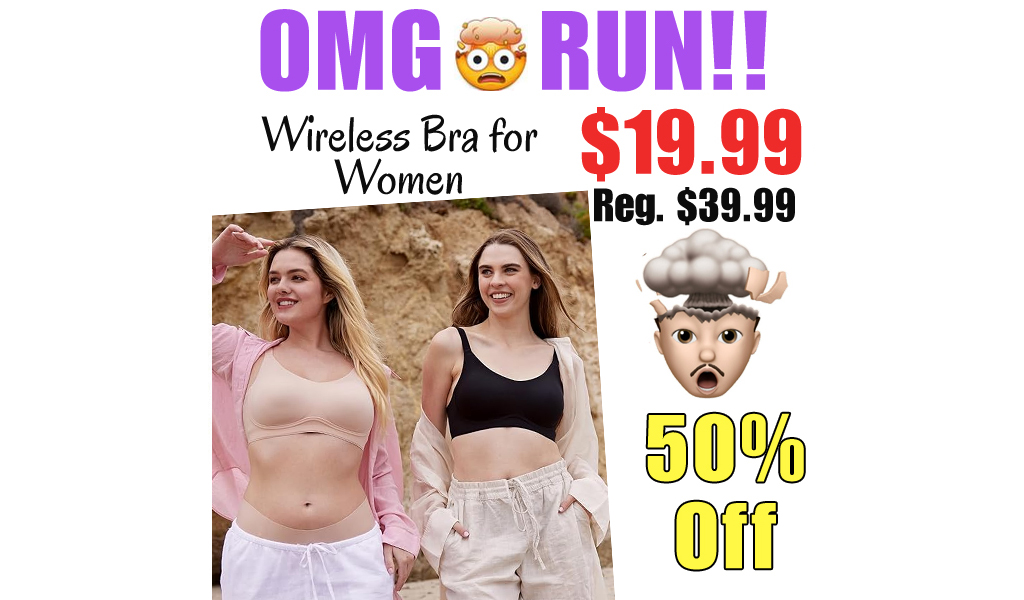 Wireless Bra for Women Only $19.99 Shipped on Amazon (Regularly $39.99)