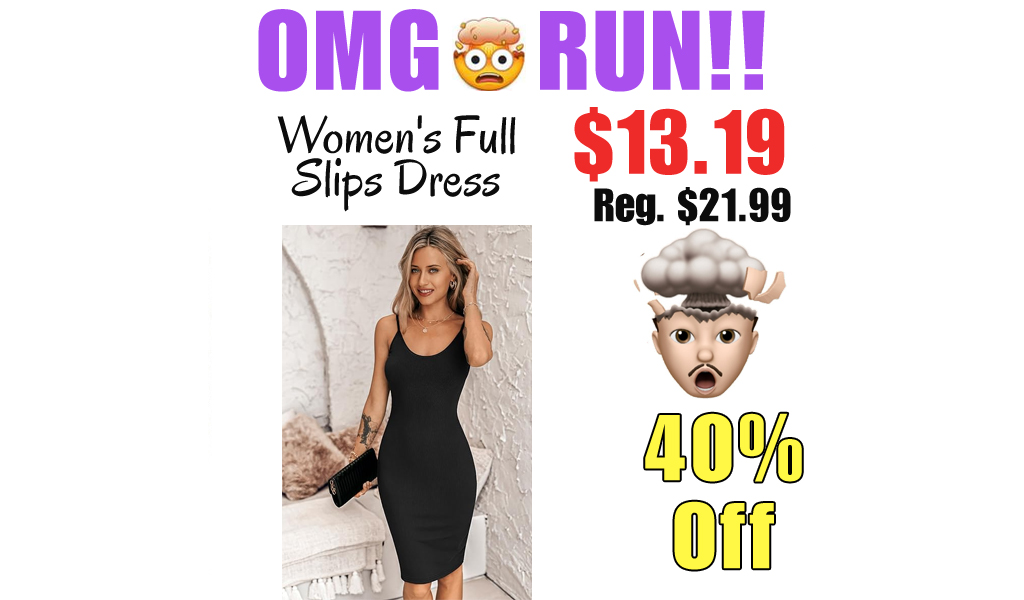 Women's Full Slips Dress Only $13.19 Shipped on Amazon (Regularly $21.99)