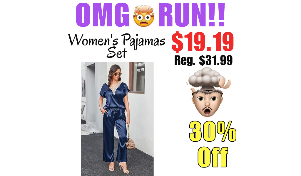 Women's Pajamas Set Only $19.19 Shipped on Amazon (Regularly $31.99)