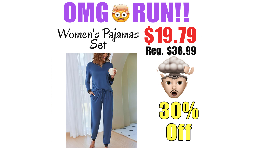 Women's Pajamas Set Only $19.79 Shipped on Amazon (Regularly $36.99)