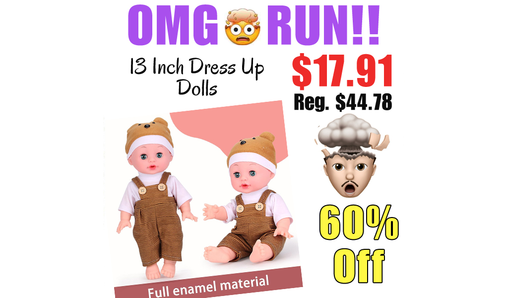13 Inch Dress Up Dolls Only $17.91 Shipped on Amazon (Regularly $44.78)
