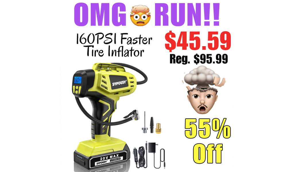 160PSI Faster Tire Inflator Only $45.59 Shipped on Amazon (Regularly $95.99)