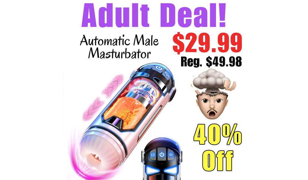 Automatic Male Masturbator Only $29.99 Shipped on Amazon (Regularly $49.98)
