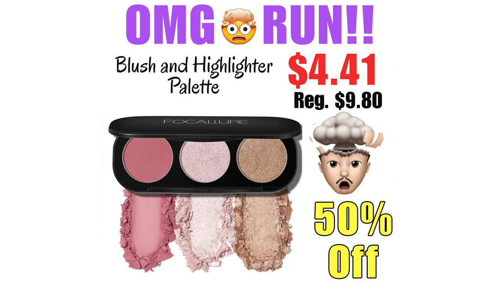 Blush and Highlighter Palette Only $4.41 Shipped on Amazon (Regularly $9.80)
