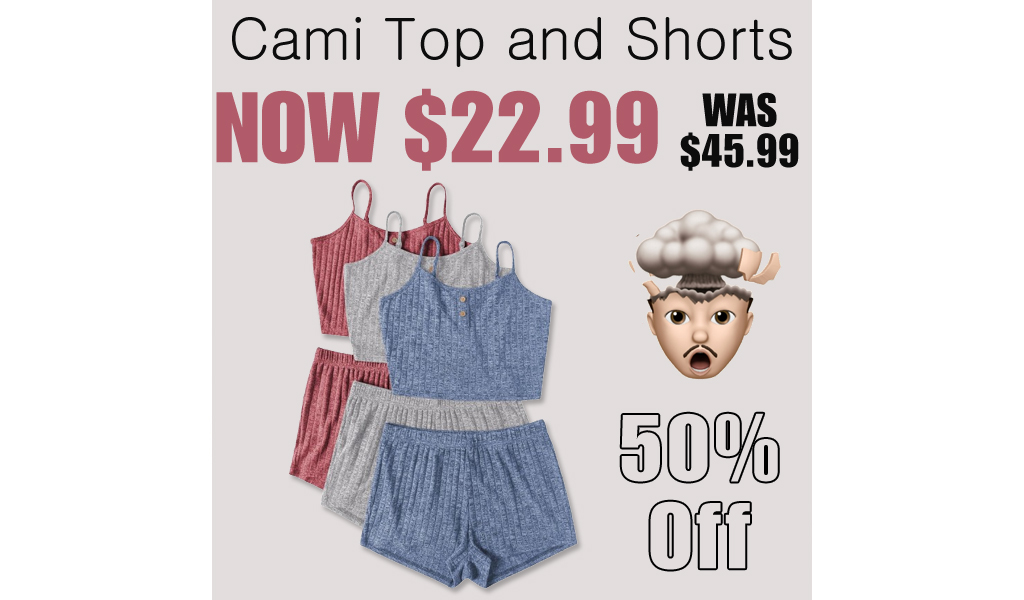 Cami Top and Shorts Only $22.99 Shipped on Amazon (Regularly $45.99)