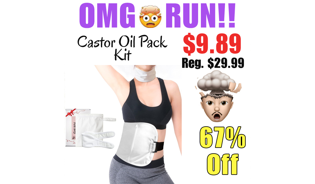 Castor Oil Pack Kit Only $9.89 Shipped on Amazon (Regularly $29.99)