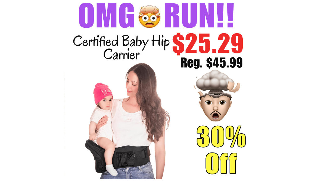 Certified Baby Hip Carrier Only $25.29 Shipped on Amazon (Regularly $45.99)