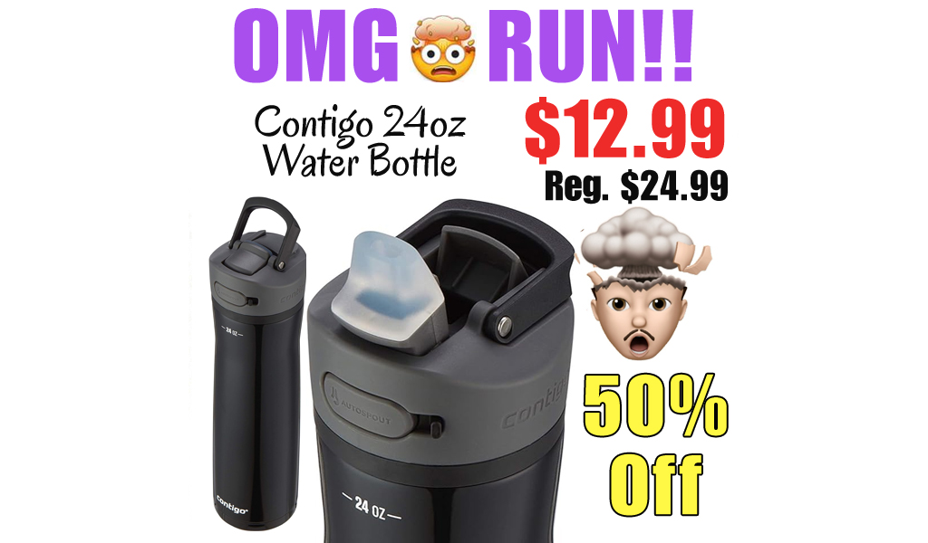 Contigo 24oz Water Bottle Just $12.99 on Amazon (Reg. $25)