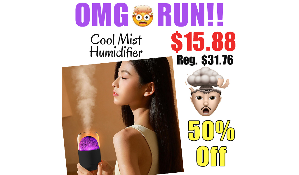 Cool Mist Humidifier Only $15.88 Shipped on Amazon (Regularly $31.76)