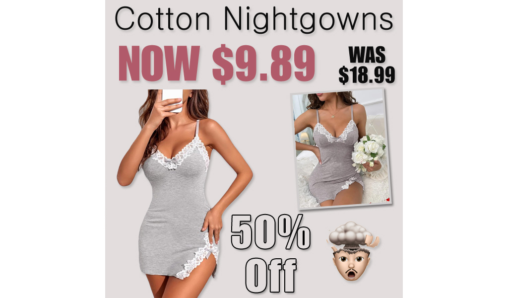 Cotton Nightgowns Only $9.89 Shipped on Amazon (Regularly $18.99)