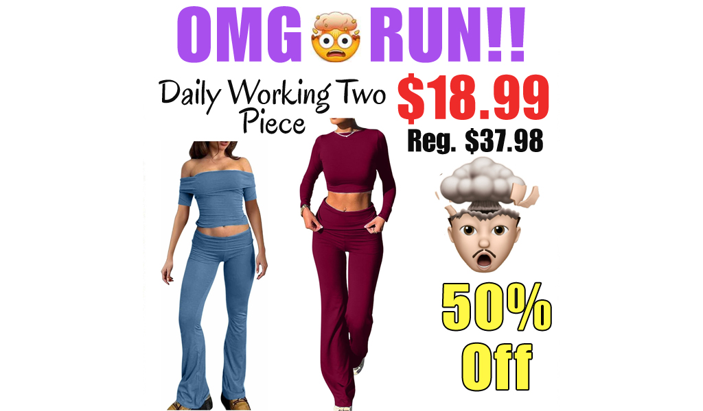 Daily Working Two Piece Only $18.99 Shipped on Amazon (Regularly $37.98)
