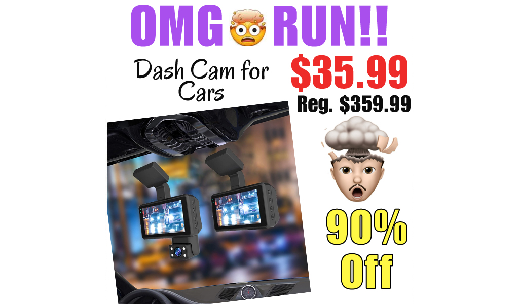 Dash Cam for Cars Only $35.99 Shipped on Amazon (Regularly $359.99)