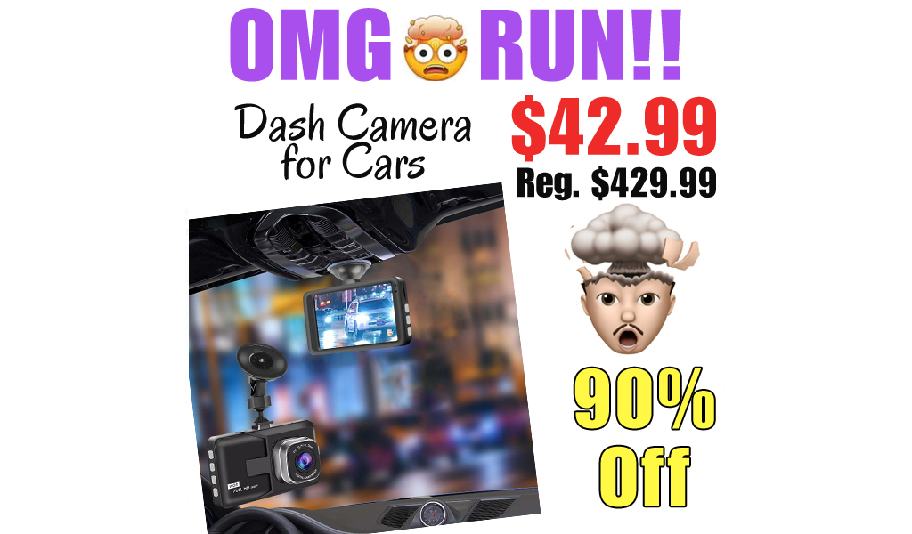 Dash Camera for Cars Only $42.99 Shipped on Amazon (Regularly $429.99)