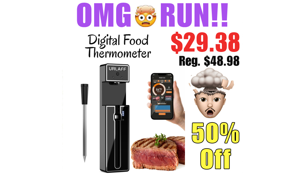 Digital Food Thermometer Only $29.38 Shipped on Amazon (Regularly $48.98)