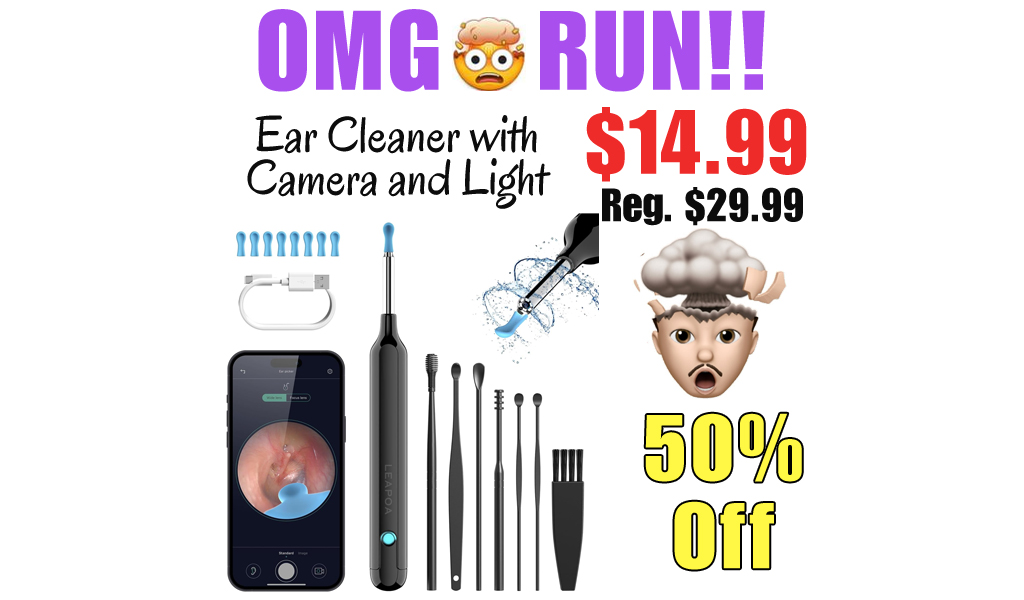 Ear Cleaner with Camera and Light Only $14.99 Shipped on Amazon (Regularly $29.99)