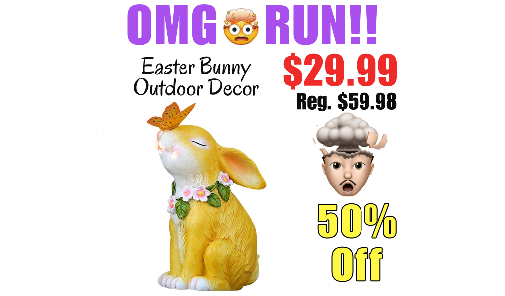 Easter Bunny Outdoor Decor Only $29.99 Shipped on Amazon (Regularly $59.98)