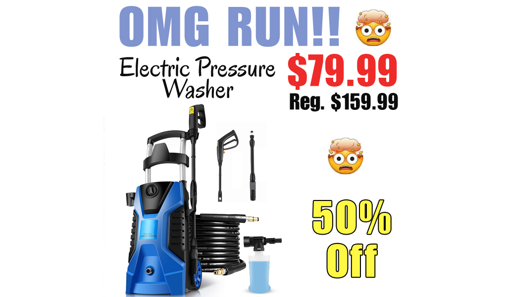 Electric Pressure Washer Only $79.99 Shipped on Amazon (Regularly $159.99)