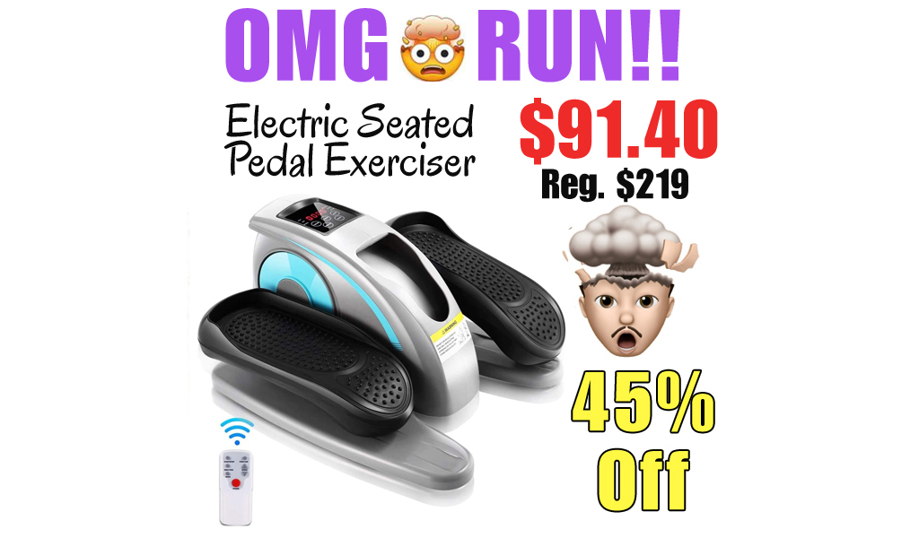 Electric Seated Pedal Exerciser Only $91.40 Shipped on Amazon (Regularly $219)