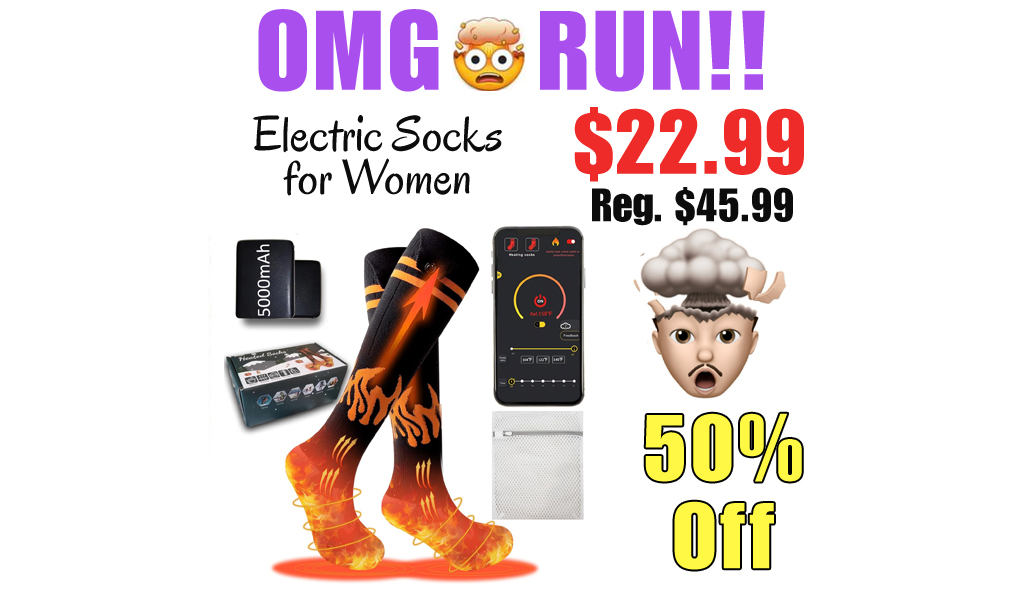 Electric Socks for Women Only $22.99 Shipped on Amazon (Regularly $45.99)