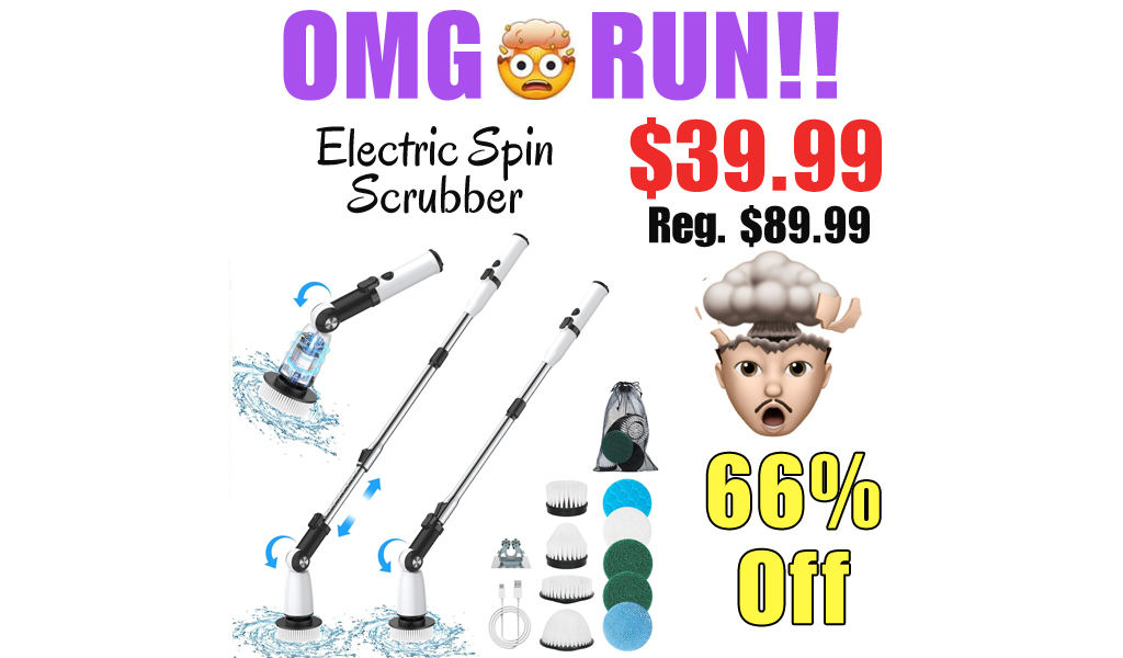 Electric Spin Scrubber Only $39.99 Shipped on Amazon (Regularly $89.99)