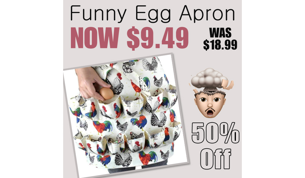 Funny Egg Apron Only $9.49 Shipped on Amazon (Regularly $18.99)