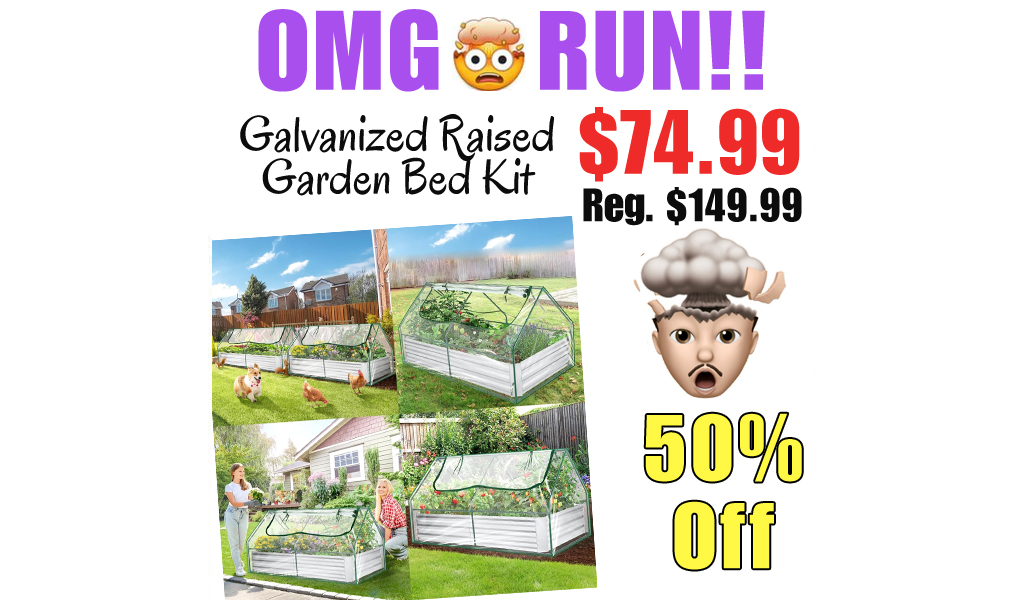 Galvanized Raised Garden Bed Kit Only $74.99 Shipped on Amazon (Regularly $149.99)