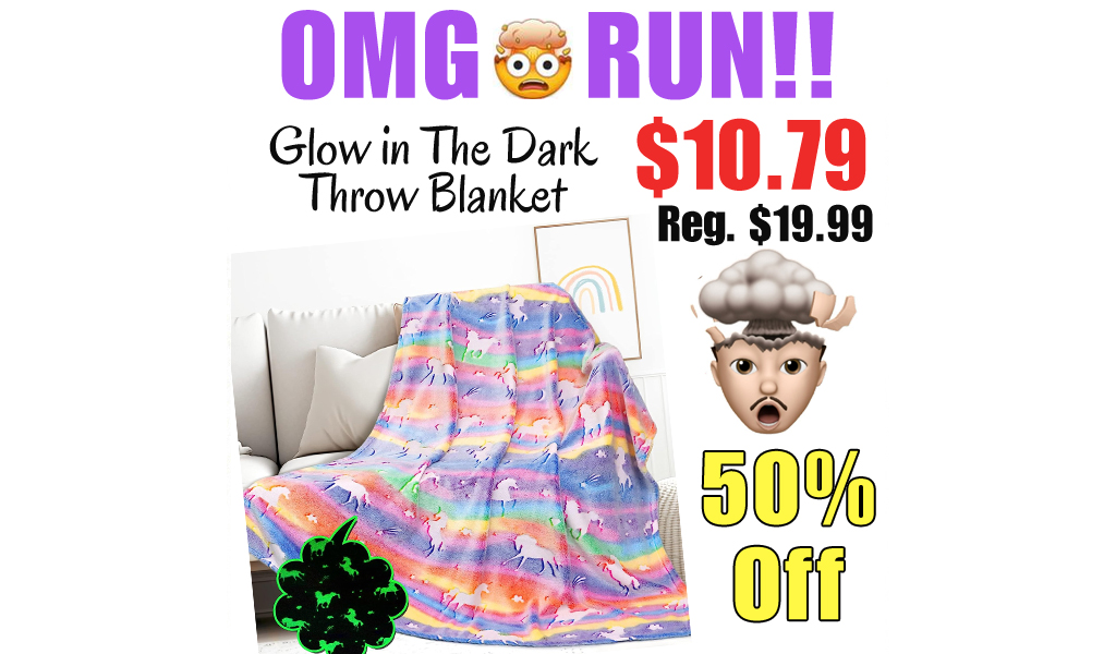 Glow in The Dark Throw Blanket Only $10.79 Shipped on Amazon (Regularly $19.99)