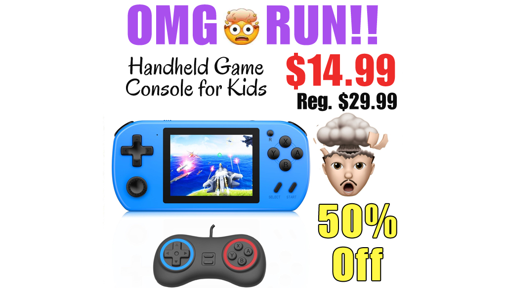 Handheld Game Console for Kids Only $14.99 Shipped on Amazon (Regularly $29.99)