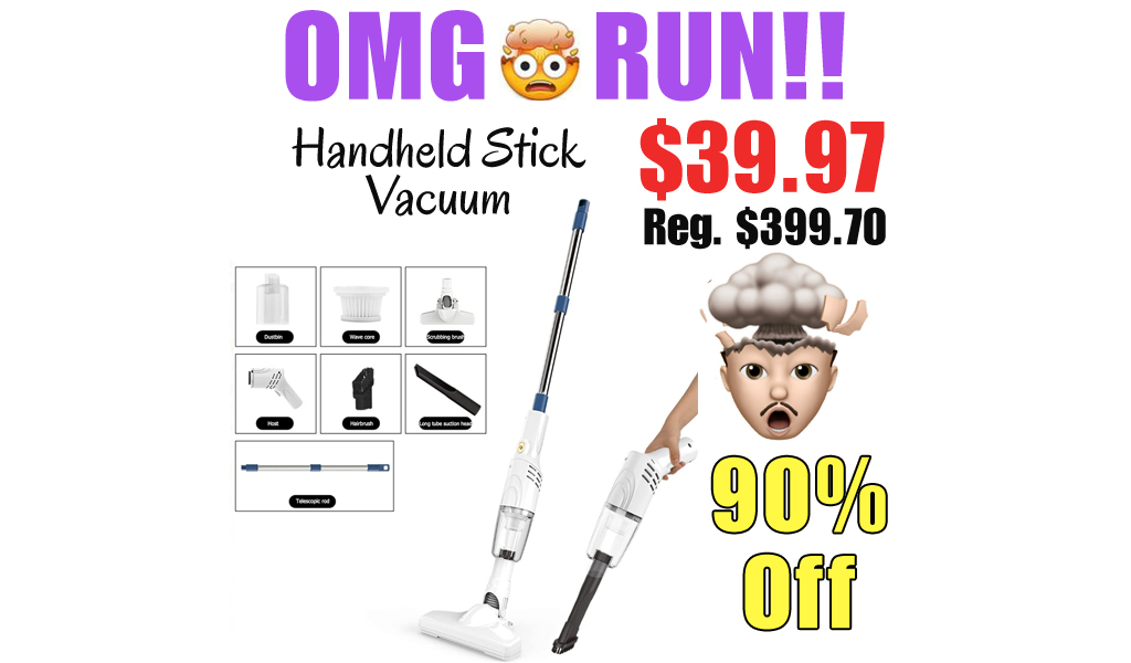 Handheld Stick Vacuum Only $39.97 Shipped on Amazon (Regularly $399.70)