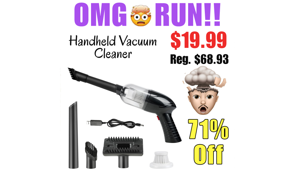 Handheld Vacuum Cleaner Only $19.99 Shipped on Amazon (Regularly $68.93)