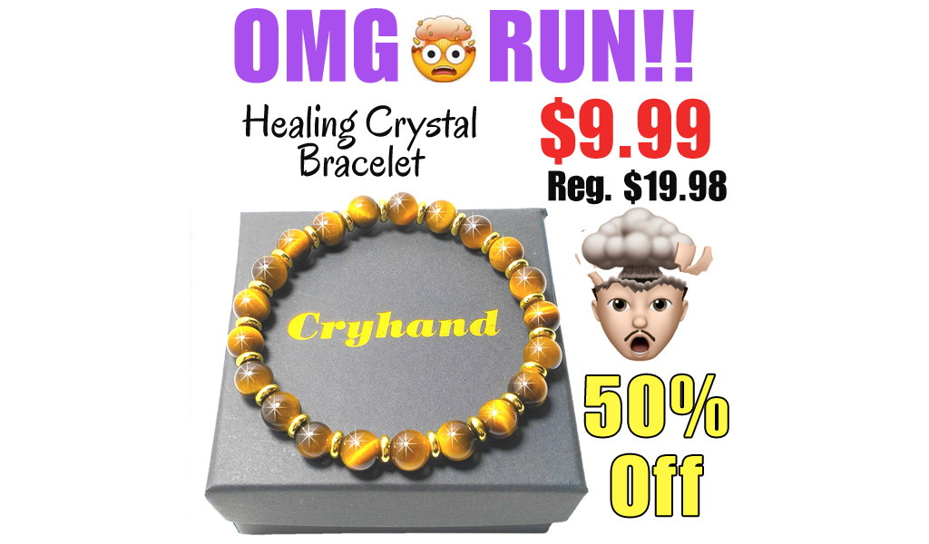 Healing Crystal Bracelet Only $9.99 Shipped on Amazon (Regularly $19.98)