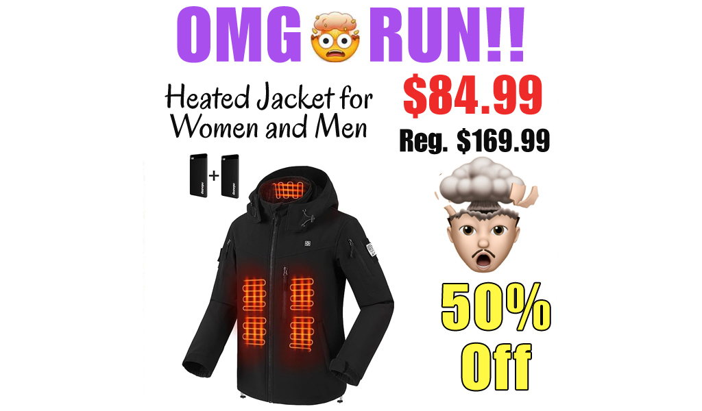 Heated Jacket for Women and Men Only $84.99 Shipped on Amazon (Regularly $169.99)