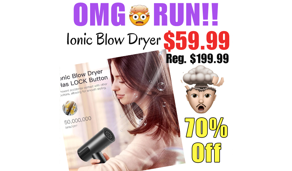 Ionic Blow Dryer Only $59.99 Shipped on Amazon (Regularly $199.99)
